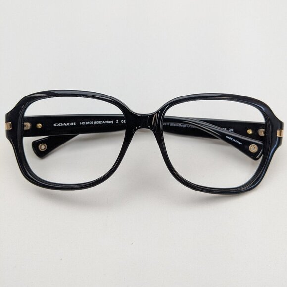 🕶️Frame only! Coach L082 AMBER HC8105-522611 Butterfly Sunglasses / JLE751🕶️ - Picture 1 of 8